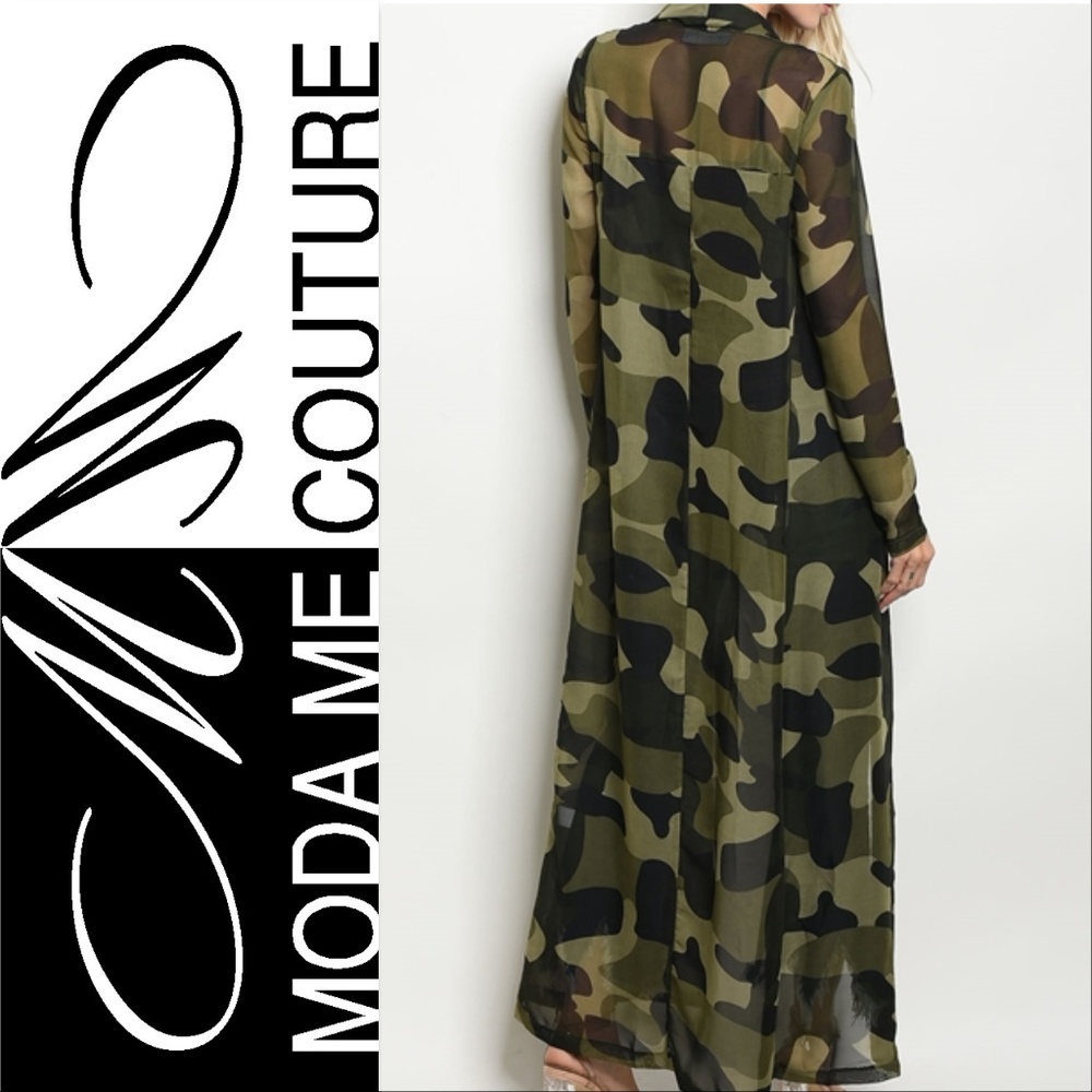 ❤LAST 1❤CAMO KIMONO - Picture 3 of 4